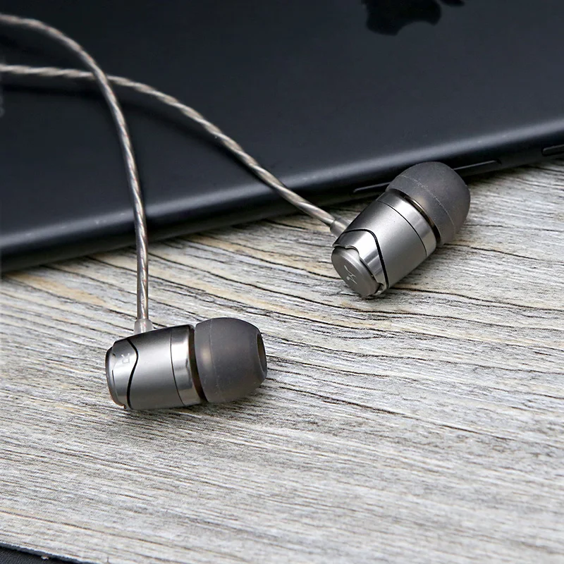 Наушники вкладыши SoundMAGIC E11 без микрофона HIFI музыкальные наушники с тяжелыми