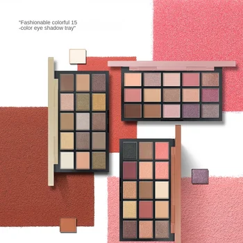 

15 Colors Eye Makeup Pallete 2020 New Nude Matte Shimmer Eyeshadow Pallete Glitter Powder Eye Shadow Smoky Earth Shadows Brush