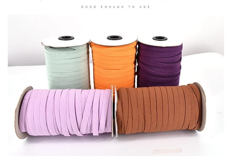 10 м DIY Швейные принадлежности эластичная лента/ручной работы пояс/красочные эластичные ленты/лямки для одежды цвета ширина 9 мм