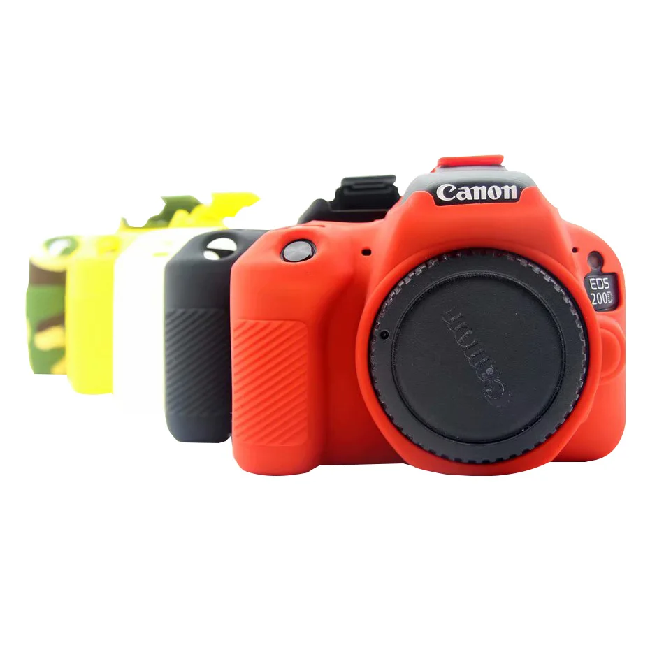 Сумки для камеры Canon eos Rebel SL 2 200D мягкий силиконовый резиновый чехол Защитные чехлы для корпуса для Canon eos Kiss X9 аксессуары для камеры