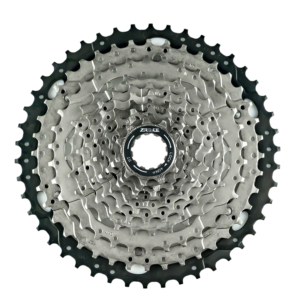 Zrace自転車カセット10スピードmtb自転車フリーホイール11-42t