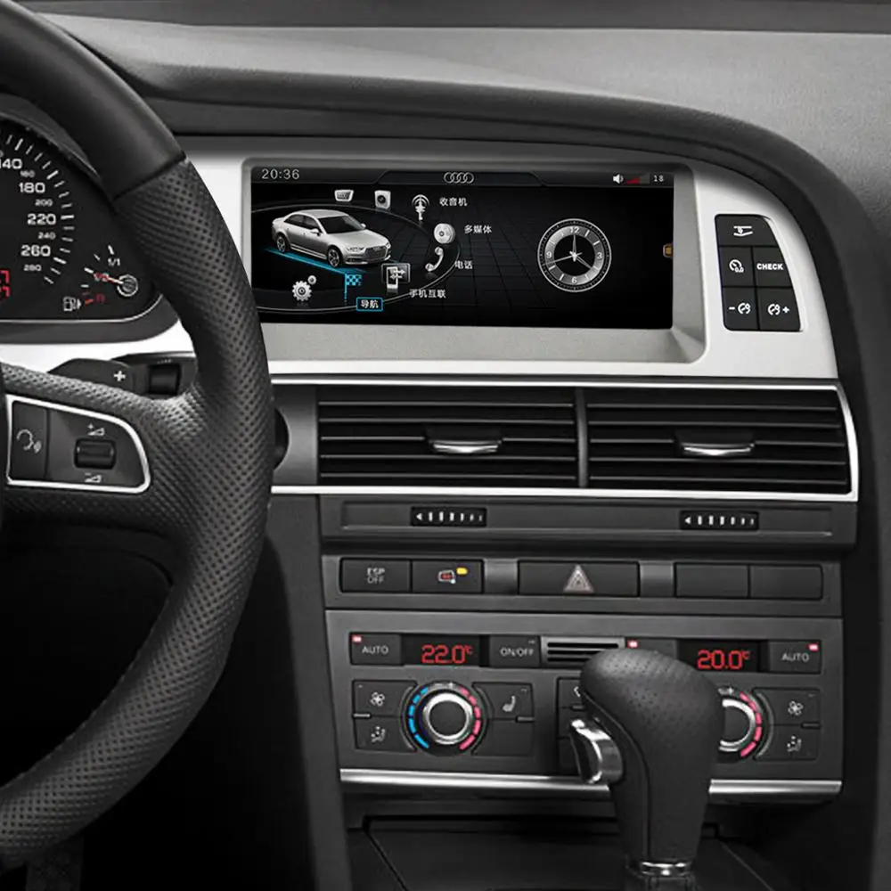 Мультимедийный проигрыватель на Android с сенсорным IPS экраном 8 дюйма для Audi A6L 2005 2011