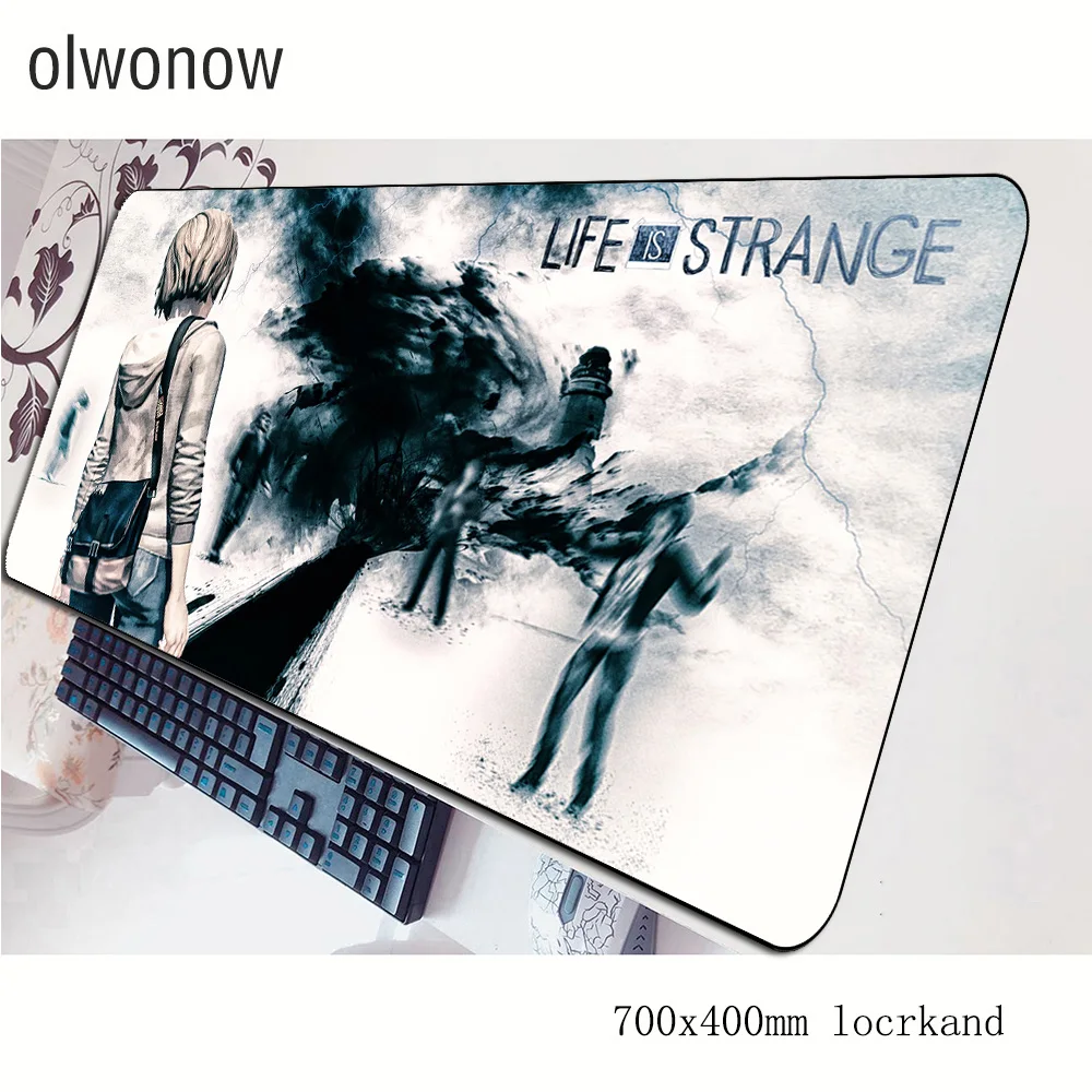 Life Is stranna коврик для мыши xl компьютерный коврик 70x40 см игровой коврик для мыши большая 3d Клавиатура со встроенной мышью игры ПК геймер стол