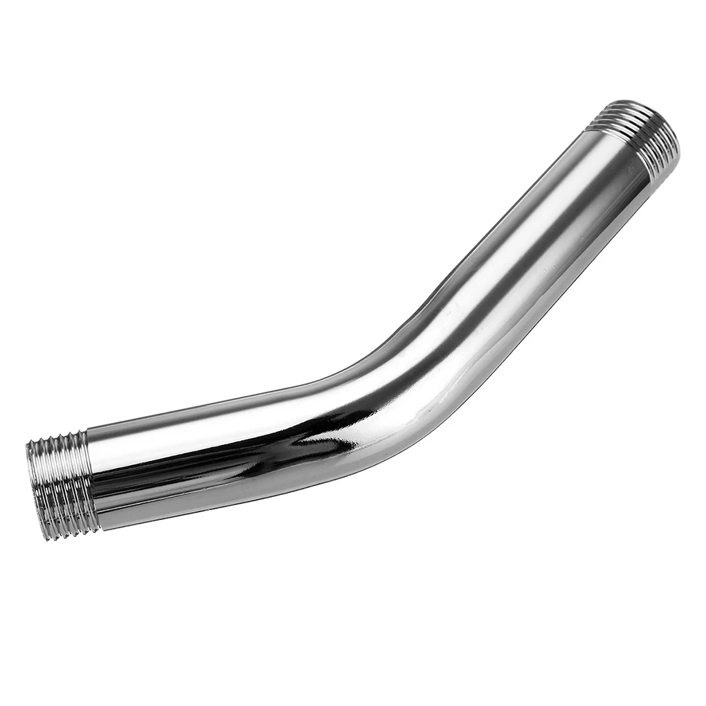 Stainless Steel Shower Head Extension Head Extension Angled Home Shower Arm Extra Hose Pipe Bathroom Shower Bathroom Accessories Stainless Steel Shower Head Extension Head Extension Angled Home Shower Arm Extra Hose Pipe Bathroom Shower Bathroom Accessories