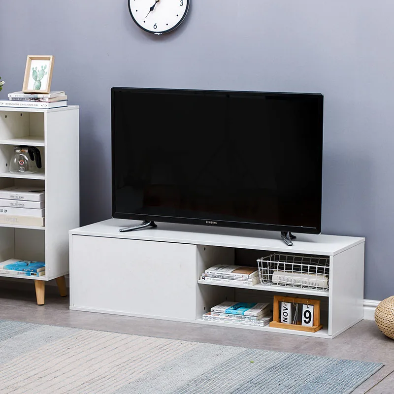 Tv Stand Tv Cabinet White Living Room Furniture Modern Tv Table Entertainment Monitor Stand Flat Screen Monitor Riser Console