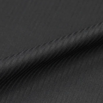 

1.4meters Wool worsted fabric stripe design 100% wool fabric for suit and trousers,WF188
