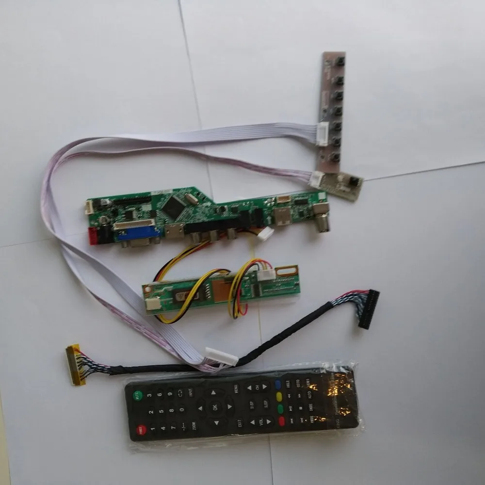 Комплект для LP173WD1-A1, HDMI, USB, панель экрана, пульт дистанционного управления, VGA, плата контроллера, драйвер, ЖК-дисплей, светодиодный, 40pin, LVDS tv AV, 17,", 1600X900