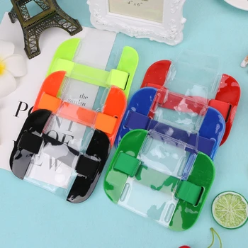 

2020 NEW Arm Band Card Holders High Elastic Armband Credit Card Case No Zipper PVC Solid Color обложка для пас