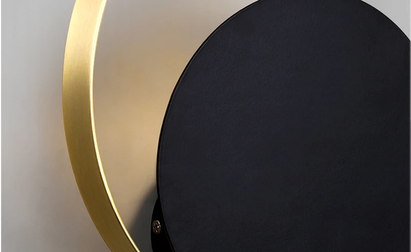 Скандинавский Ретро прикроватный светодиодный настенный светильник художественный латунный фойе фон для спальни ресторана настенный светильник для коридора освещение