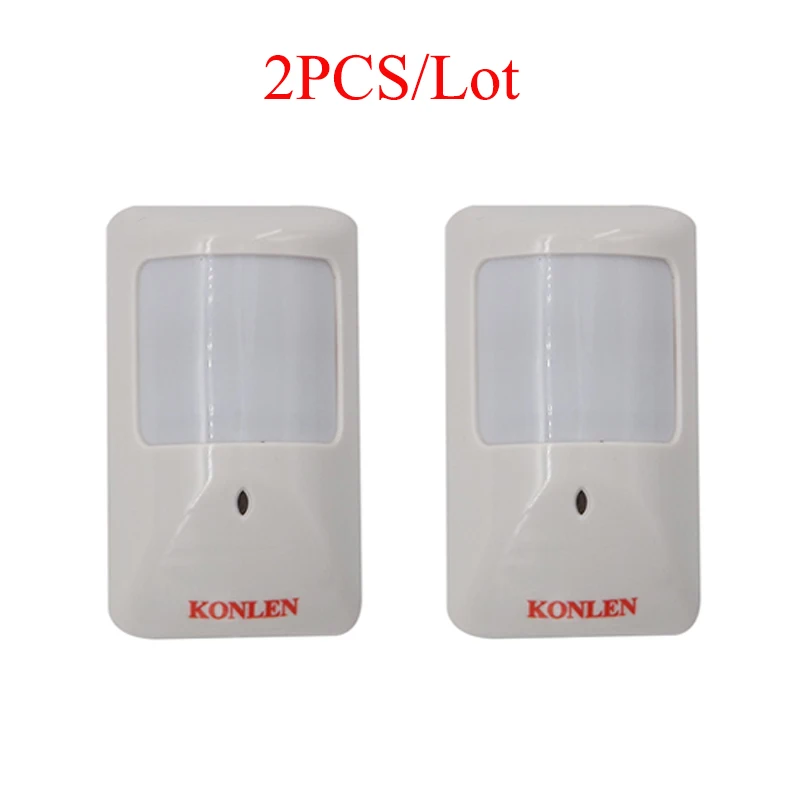 Includes 2pcs Проводной 12 В PIR датчик движения Пассивный инфракрасный детектор сигнализации N.C. И N.O. Дополнительный угол обнаружения 110 градусов на выходе - Цвет: Includes 2pcs