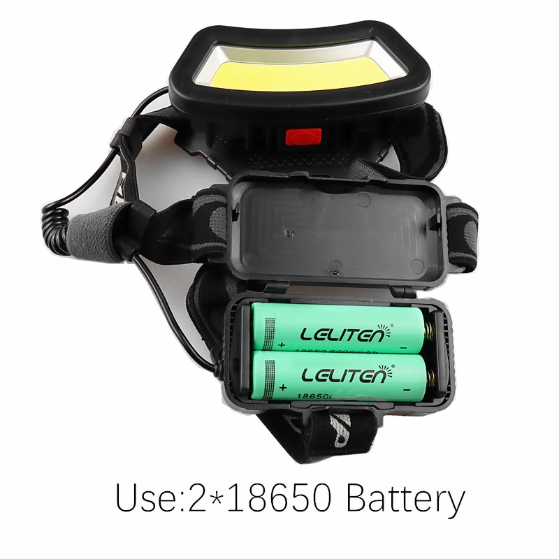 USB rechargeable COB headlamp red white LED light fishing headlight hunting head lamp camping head light flashlight torch head flashlight cob headlamp