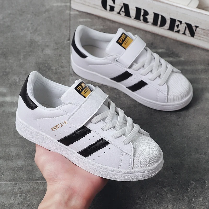 Zapatos clásicos de lona para niños, zapatillas planas informales para correr