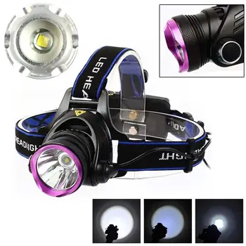 

Super Bright T6 LED Rechargeable Headlamp 18650 3 Modes Camping Light Super Bright Outdoor Light Head Light Torch Light
