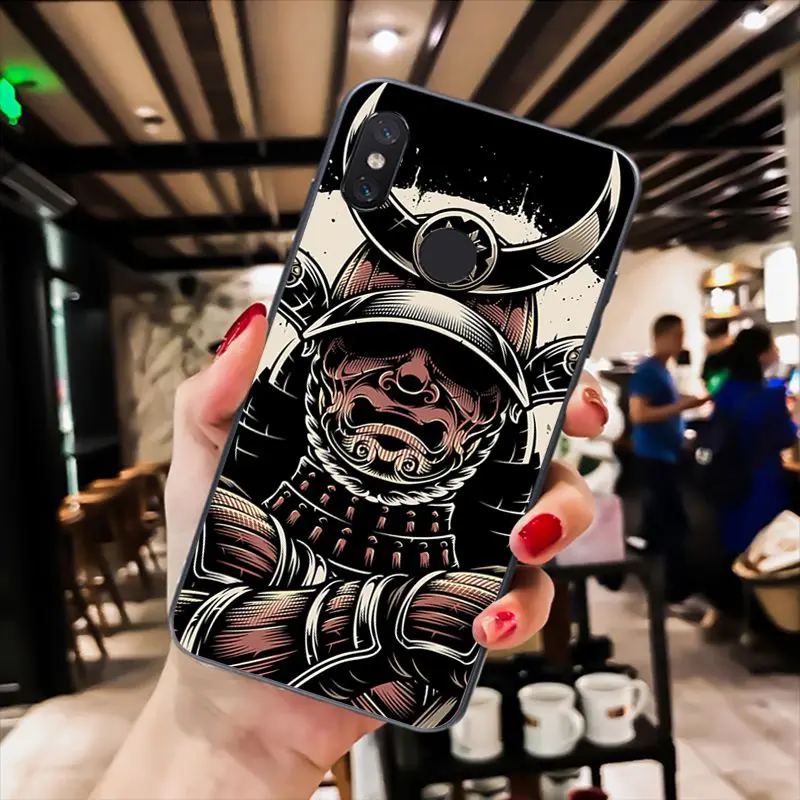 Japanese samurai oni mask