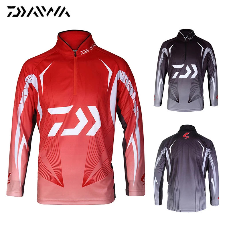 Новинка 2020 стильная одежда Daiwa 5 размеров быстросохнущая для рыбалки с длинными