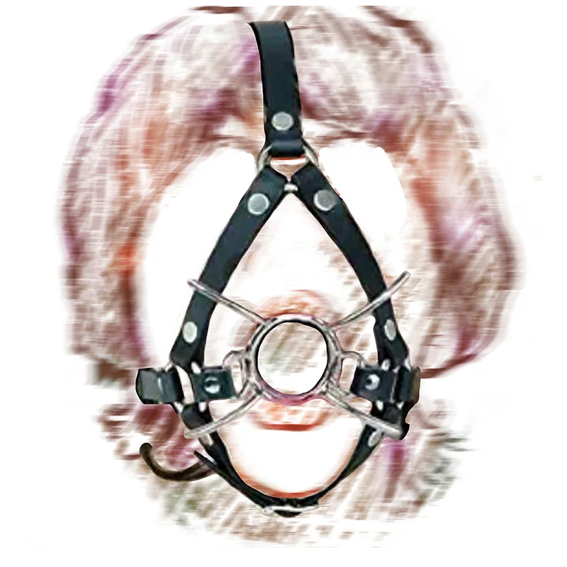 Sex Toys Sex Party Toys Erotic Sex Toy Sex Bondage Toys O Ring Open Mouth Spider Gag Ball Muzzle Bondage Gear BDSM Leather Harness Mask Blindfold For Couples