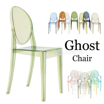 

Creative transparent chair ACRYLIC CHAIR personality devil chair ghost chair hotel plastic dining chair