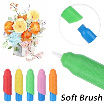 

New 1Pc Water Soft Brush Water Reusable Graffiti Drawing Board Water Canvas Environmental Protection Special Soft Brush Tools