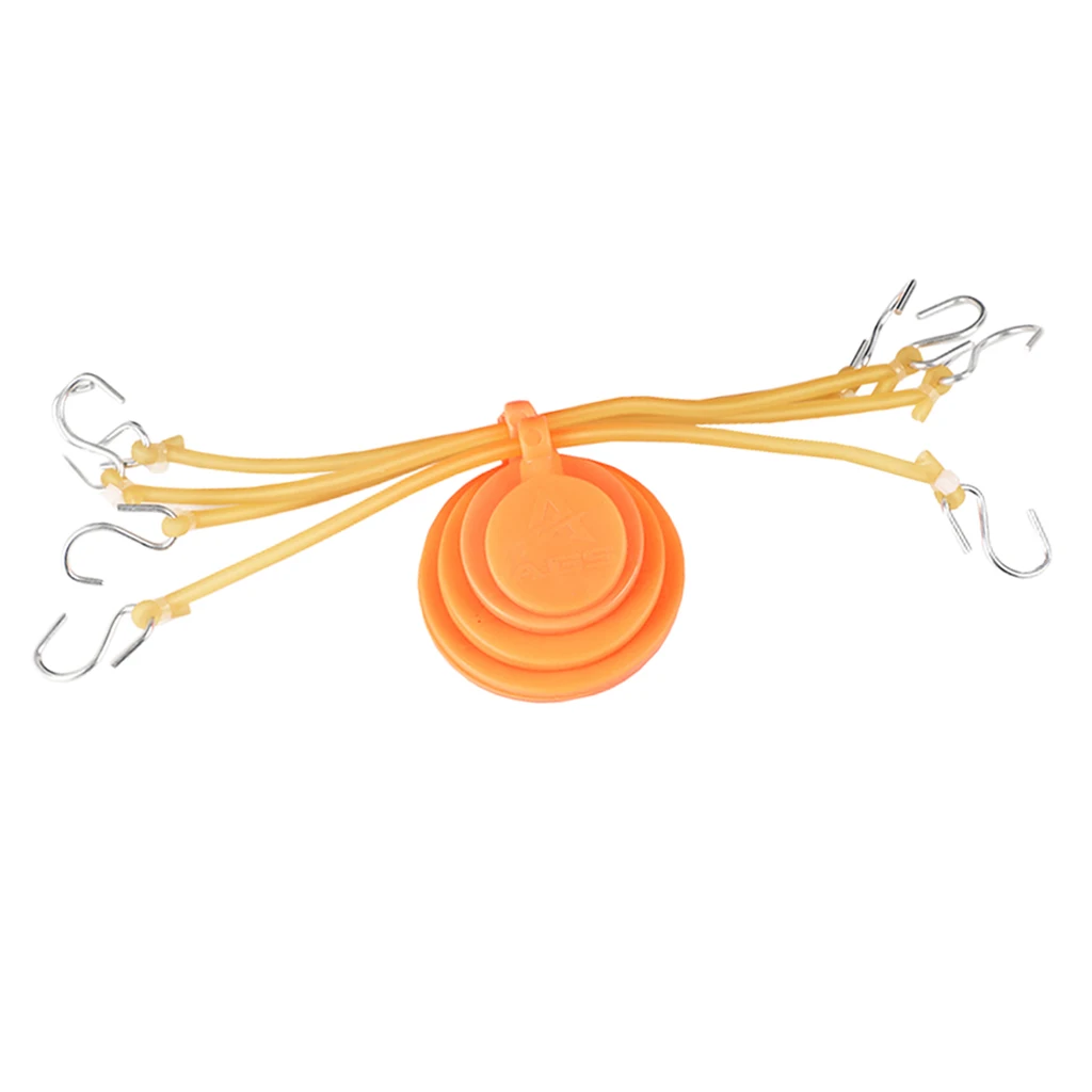 4pcs Silicone Spinner Target 3/4/5/6cm Slingshot Swinging Spinning Targets 