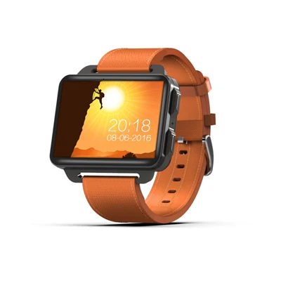 Поддержка Google Play gps wifi Bluetooth android 3g смартфон Smartband smartwatch 16 Гб rom часы мобильный телефон фитнес-трекер - Цвет: Оранжевый