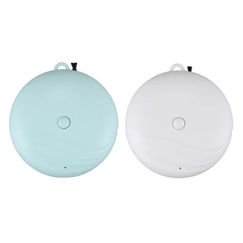 

2set Necklace Air Purifier Portable Negative Ion Necklace Hanging Neck Purifier Blue & White