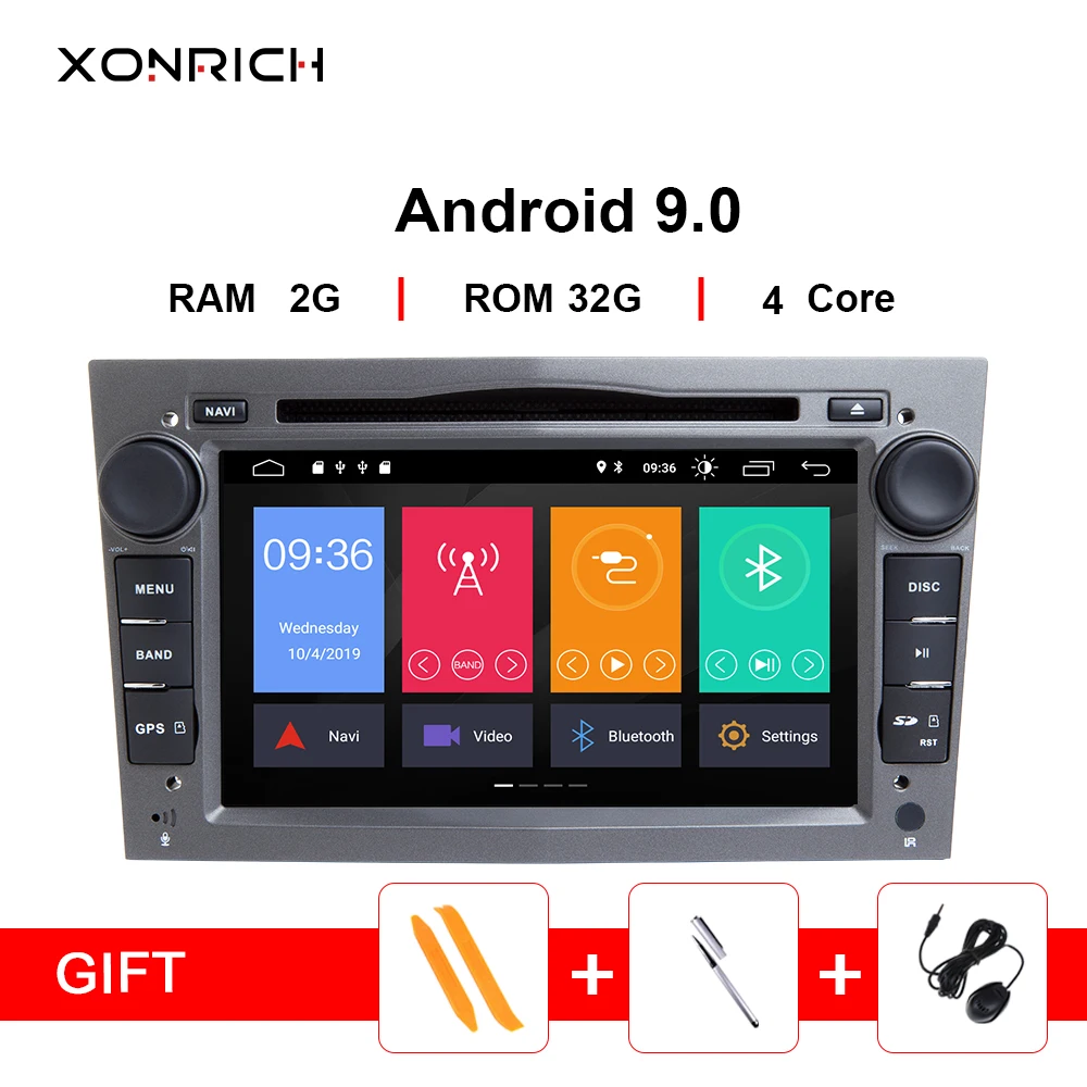 Автомобильный мультимедийный комплект 2 Din Android 9 0 для Opel Vauxhall Astra H G J vivaro Vectra C Antara