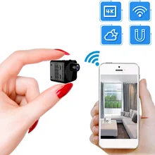 kamera szpiegowska ukryta Kamera 4K Mini WiFi inteligentna bezprzewodowa kamera IP Hotspot HD mała kamera wykrywanie ruchu Vlog Espia noktowizor wideo Micro