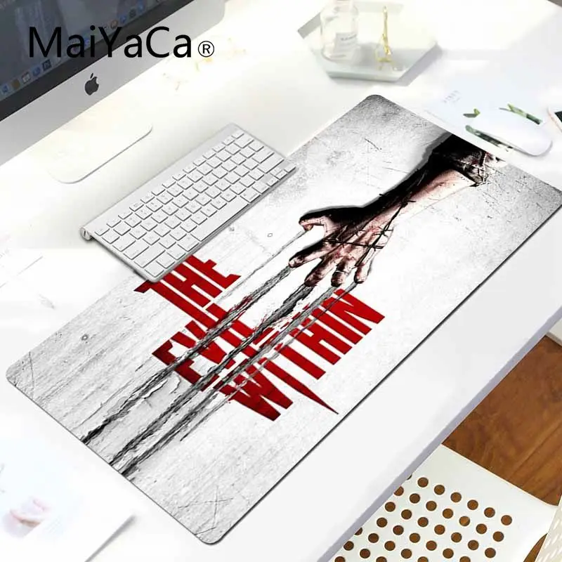 MaiYaCa The Evil Within DIY дизайн игровой с узором коврик для мыши Комфортный коврик для мыши игровой коврик для мыши - Цвет: LockEdge 30X90cm