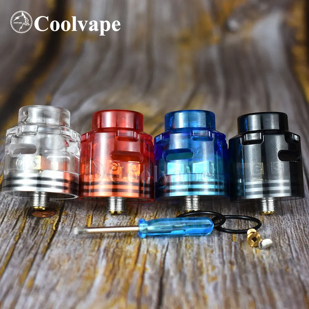 

coolvape Dead Rabbit SE RDA 24mm RDA Atomizer BF squonk 510 pin Dual Coils Atomizer Electronic Cigrette Vaporizer vs KALI V2 RDA