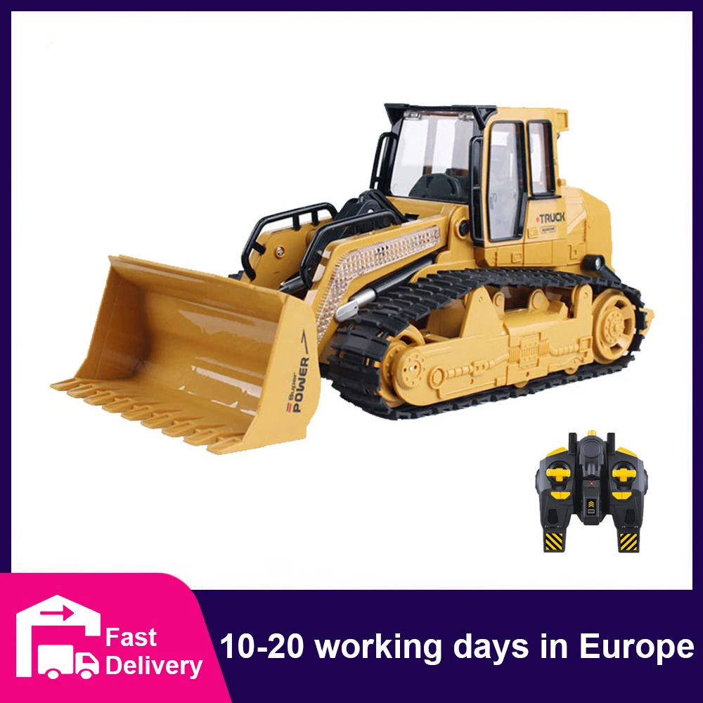 

1/16 RC Truck Bulldozer Dumper Lighting Tractor Model Engineering Car Excavator Radio Controlled Car Toys For Boys Kids Gifts