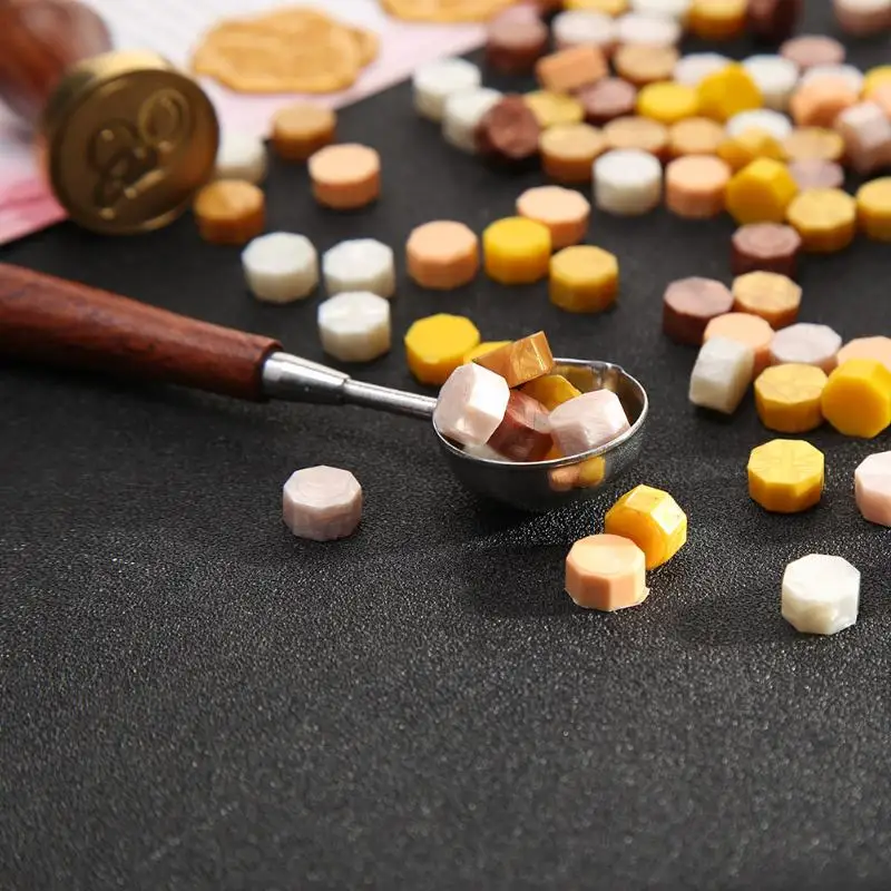 100 шт. уплотнительные восковые бусины в стиле ретро|Воск| |