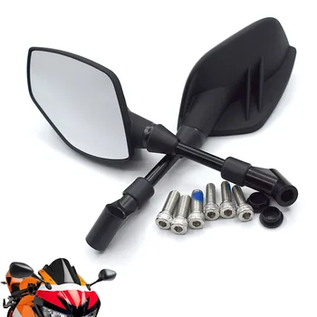 

Universal 8mm 10mm motorcycle black motorcycle rear view mirror for Honda CBR600RR CBR1000RR CBR929RR CBR954RR CBR1100XX