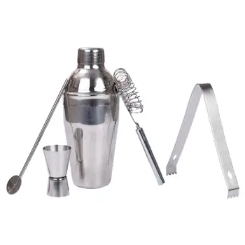 

5Pcs/Set Cocktail Mixer Shaker Drink Liquor Alcohol Bar Pub Bartender Wine Maker Kitchen Tool