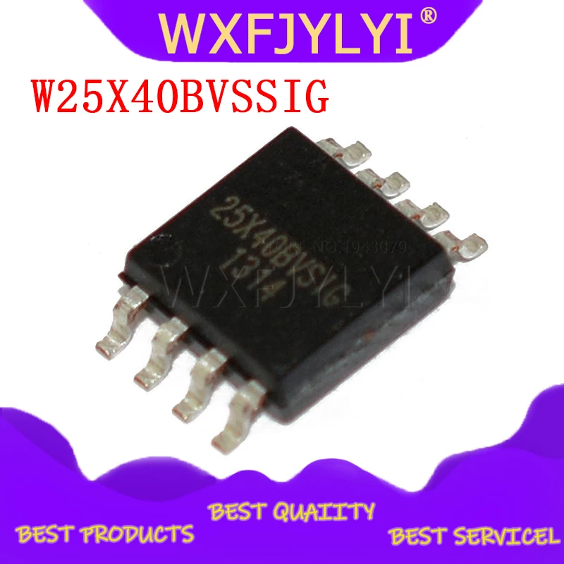 10 шт./лот W25X40BVSSIG SOP 8 W25X40 25X40BVSIG SMD 25X40|sop-8| |
