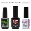 Manicure Thick Rubber Base UV Gel Primer and Strong Top Coat Set for Nails Long Lasting Soak off Gel Varnishes Nail Art Lacquer ► Photo 2/6