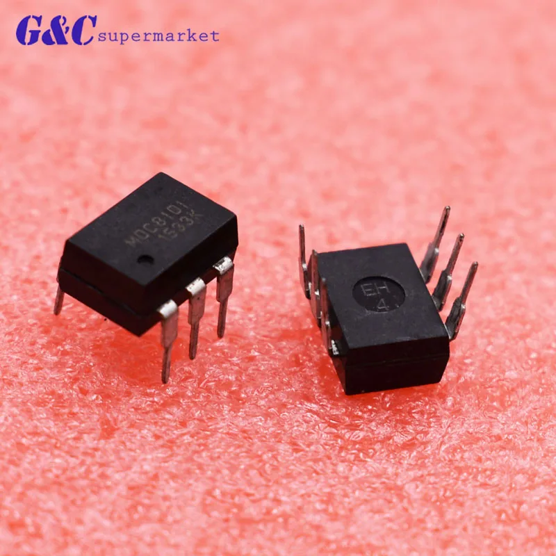 

5PCS/25PCS MOC8101 6PIN DIP OPTOCOUPLERS FOR POWER SUPPLY APPLICATIONS