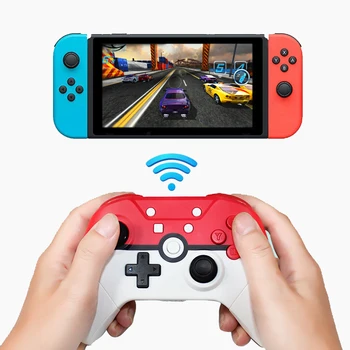 

Wireless Bluetooth controller for Switch PRO Support for NFC Host Wake-up Function 3D Joystick With Dual Vibration Motor