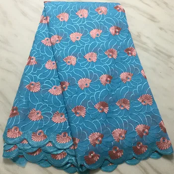 

african lace fabric swiss voile lace in switzerland blue cotton fabric swiss lace fabric 5yards nigerian lace fabrics PL12141