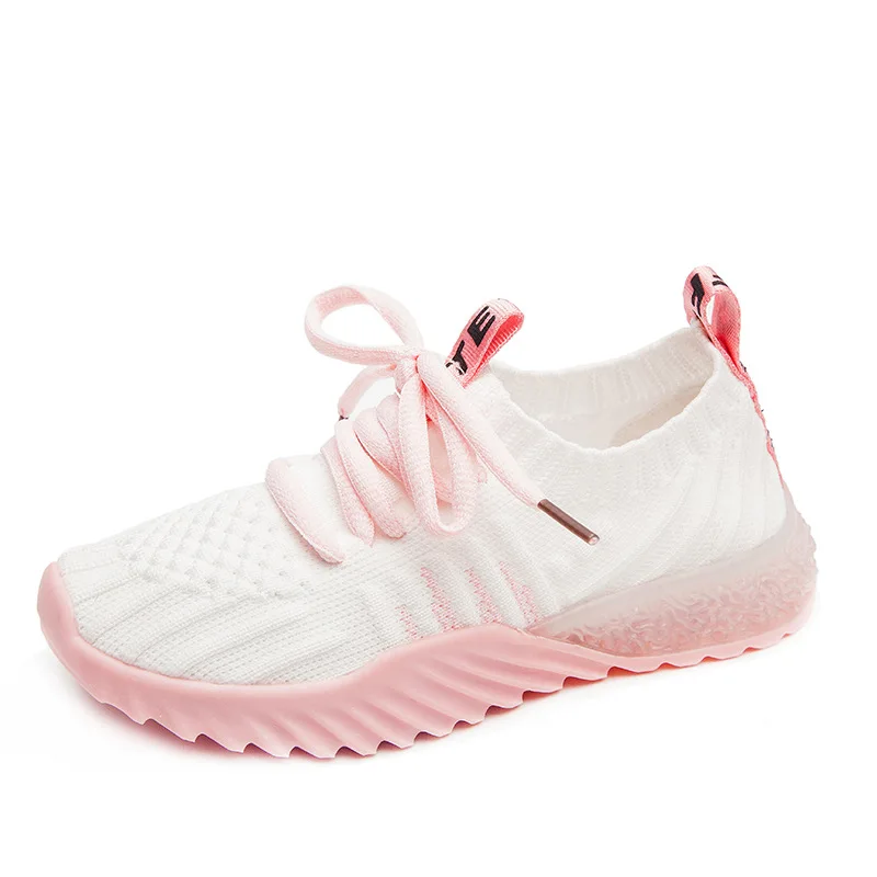 Весенне-Осенняя детская обувь спортивная обувь для мальчиков и девочек модная брендовая Повседневная дышащая уличная детская спортивная обувь для бега для мальчиков
