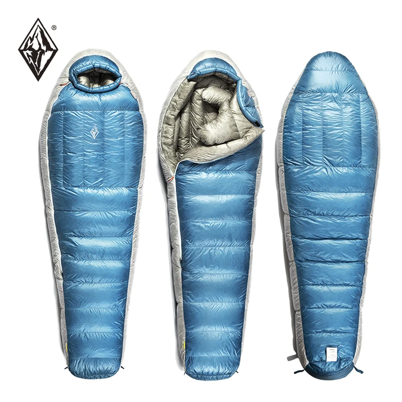 

Blackice 95% Goose Down Sleeping Bag Outdoor Camping Z Series Winter Adult FP800 Light Weight Warm Travel Mummy Sleeping Bag