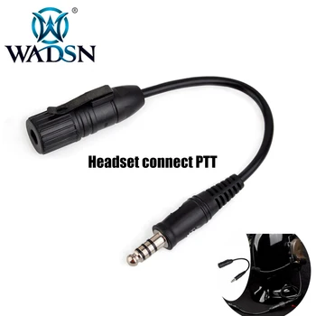 

WADSN 10PCS Z-Tac Airsoft Wiring Transform Adapter Connect PTT Military Softair Headset WZ145 Tactical Headsets Accessories