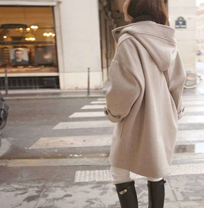 Женское шерстяное пальто Новая Зимняя шерстяная ветровка женское кашемировое пальто на зиму Женское пальто размера плюс