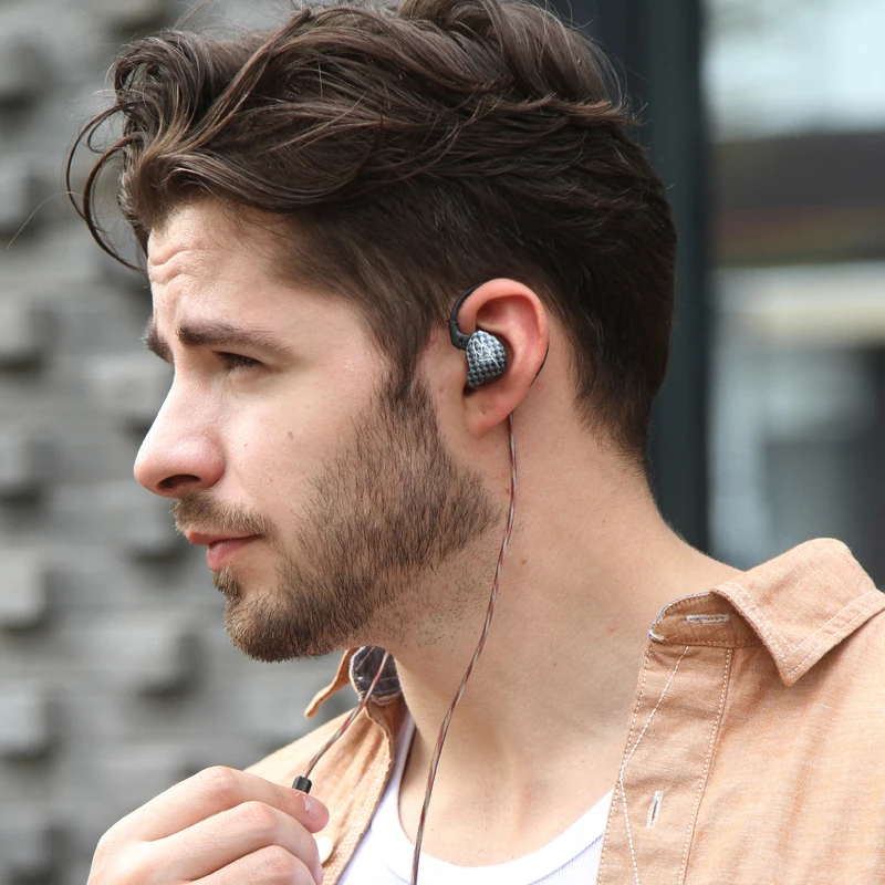 OPA Original KZ ZST BA DD In Ear Earphone Hybrid Headset HIFI Bass Noise Cancelling Earbuds With Mic Replaced Cable ZSN