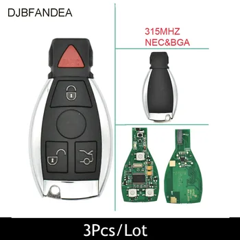 

DJBFANDEA 3Pcs/Lot 3+1Buttons 315Mhz Smart Remote Key For Mercedes-Benz W169 W245 W203 W208 W209 W204 W210 W211 2001-2010