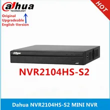 Dahua мини nvr NVR2104HS-S2 4CH& NVR2108HS-S2 8CH 1080P максимальная поддержка 6Mp разрешение сетевой видеорегистратор