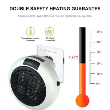

Mini Portable Electric Heater Desktop Heating Warm Air Heater For Home Office Bathroom Radiator Warmer Fan