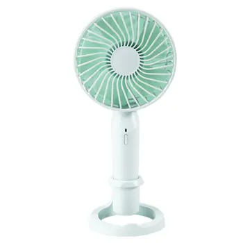 

Q19 Handheld Usb Charging Mobile Phone Bracket Fan Student Desktop Fan Silent Summer Portable Small Fan