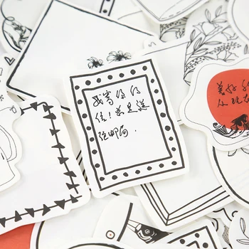 

Cute Freehand Life Series Sticky Notes Basic handbook Memo Pad Kids Creative Stationery Office School Supplies Label Stickers