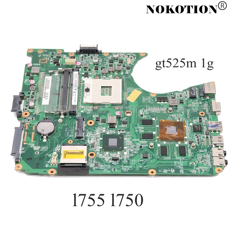 NOKOTION A000081620 DABLDDMB8D0 для TOSHIBA Satellite L755 L750 Материнская плата ноутбука HM65 DDR3 GT525M 1G|motherboard