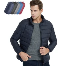 Новые зимние модели, белый утиный пух, легкий пуховик, мужская куртка с капюшоном большого размера, мужская повседневная водонепроницаемая куртка F120612